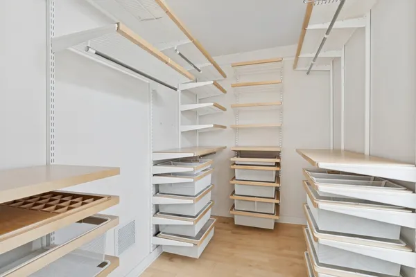 a view of walk in closet