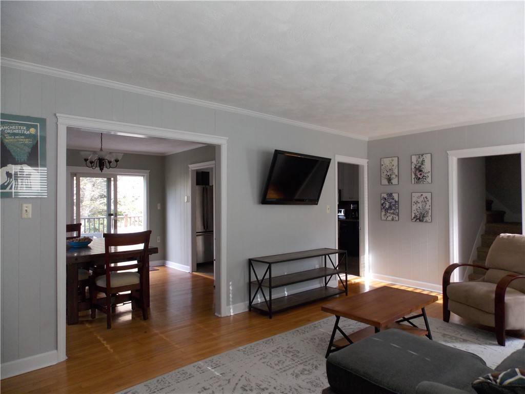 2885 Mendon Road Cumberland, RI 02864 - Photo 12 of 20 LIVING ROOM WITH KITCHEN ACCESS