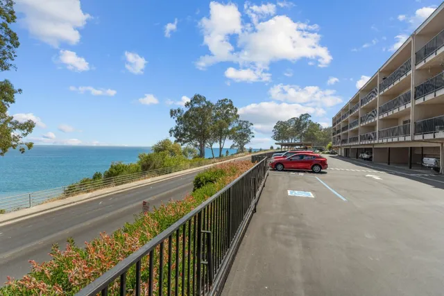 a view of city from balcony