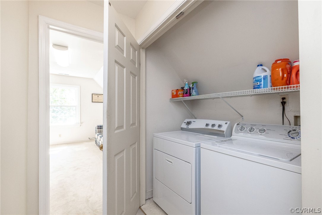 13821 Shadow Ridge Road Midlothian, VA 23112 - Photo 34 of 50 a utility room with dryer and washer