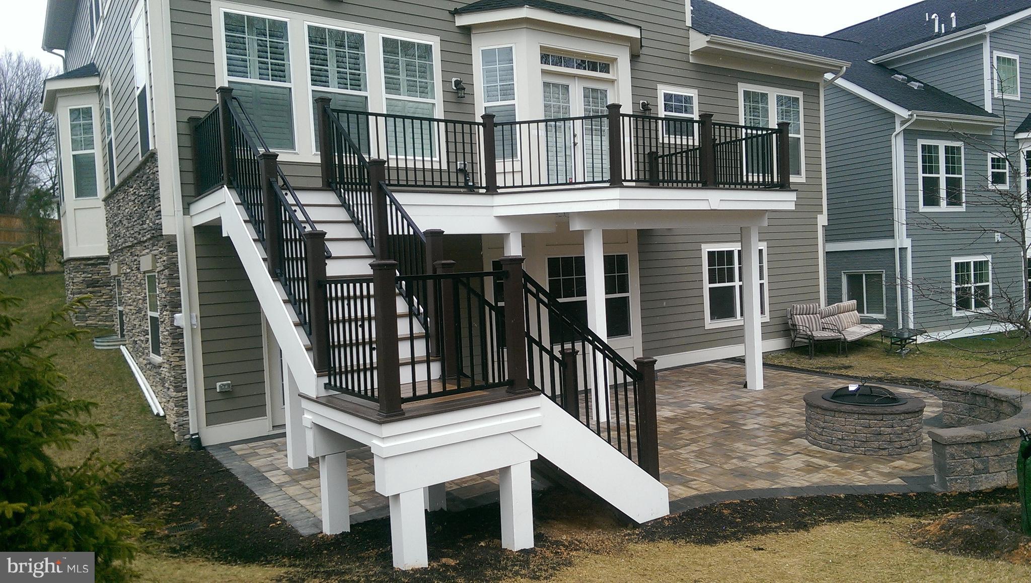 8391 Edward Carr Court Springfield, VA 22153 - Photo 56 of 67 Gorgeous custom deck built to last forever