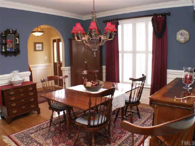1815 Middlebrook Drive Raleigh, NC 27615 - Photo 2 of 12 Beautiful Dining Room with wainscoting, crown molding and plantation shutters. Other