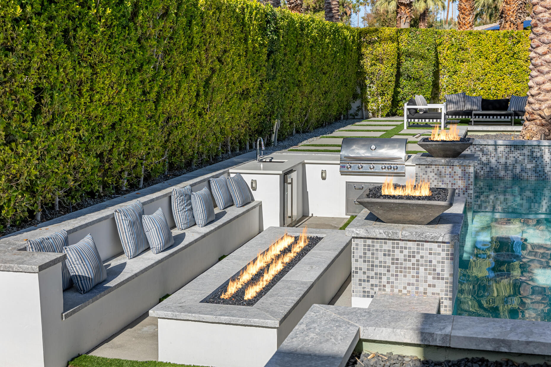 2 Bravo Court Rancho Mirage, CA 92270 - Photo 11 of 34 a view of a two chairs and table in the balcony