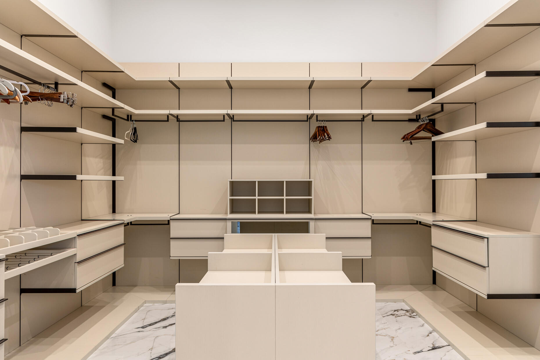 2 Bravo Court Rancho Mirage, CA 92270 - Photo 16 of 34 a view of walk in closet with empty racks