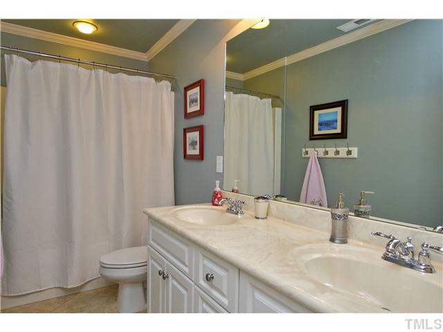 8717 Oregon Inlet Court Raleigh, NC 27603 - Photo 18 of 25 Double sinks in the second bath - very helpful!