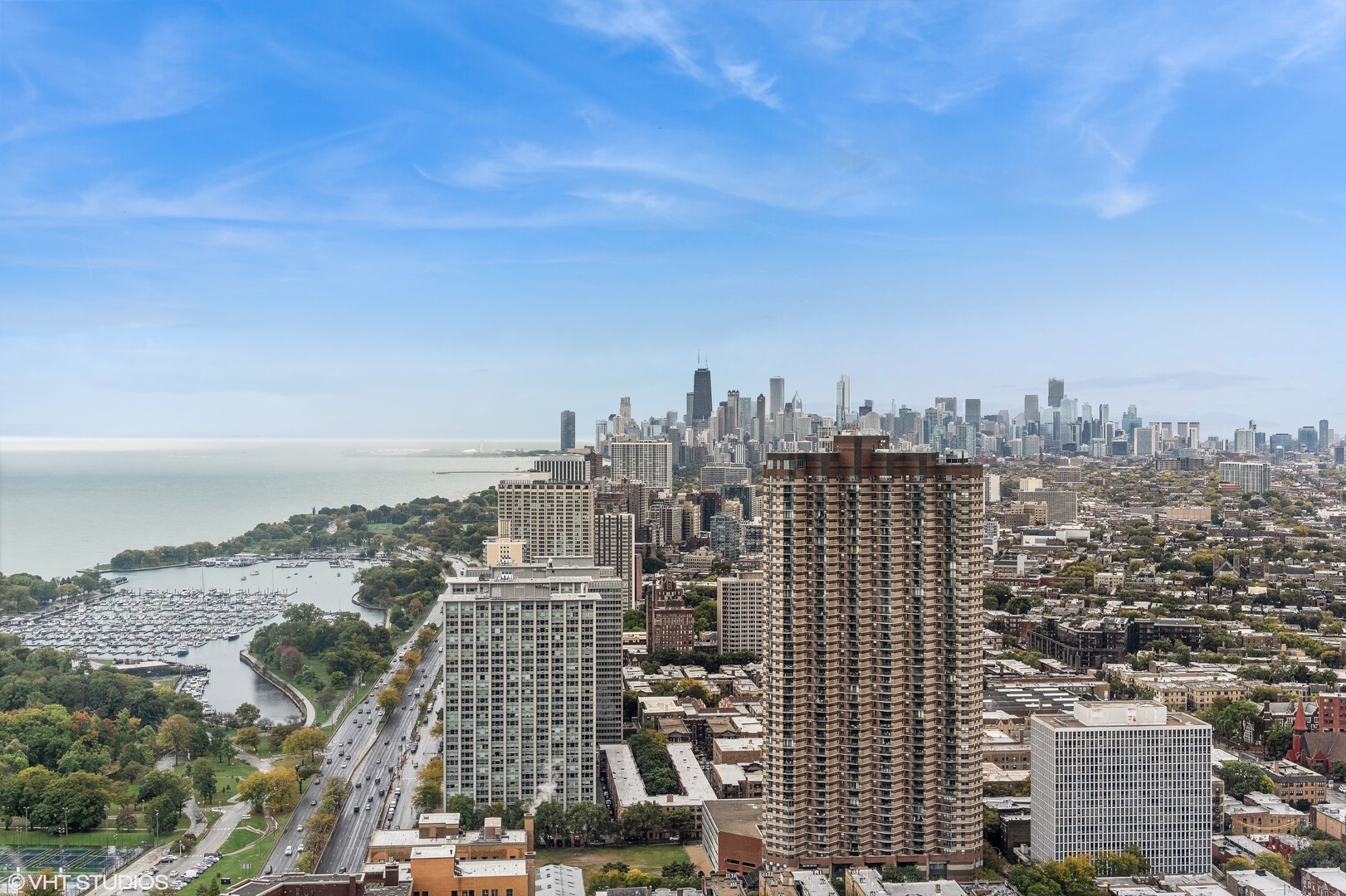 655 West Irving Park Road, Unit 5413 Chicago, IL 60613 - Photo 15 of 23 an aerial view of city