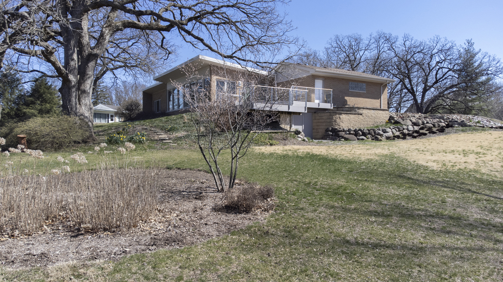 38W481 Silver Glen Road St. Charles, IL 60175 - Photo 15 of 21 a view of a house with a yard covered in snow