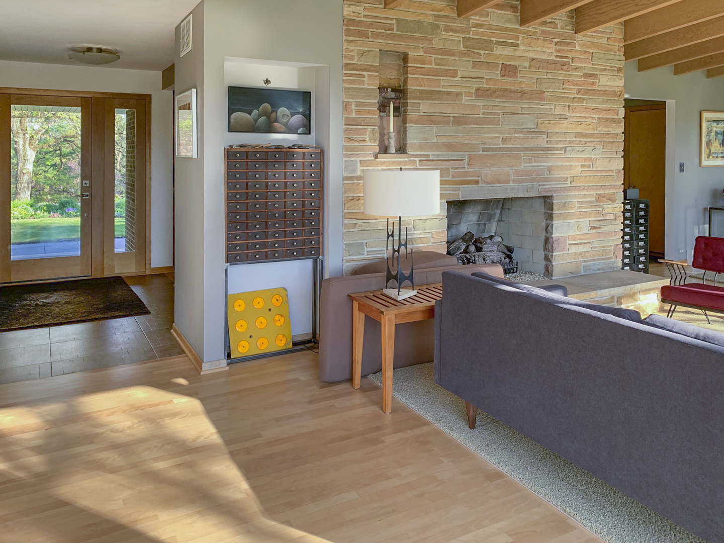 38W481 Silver Glen Road St. Charles, IL 60175 - Photo 5 of 21 a living room with furniture a window and fireplace