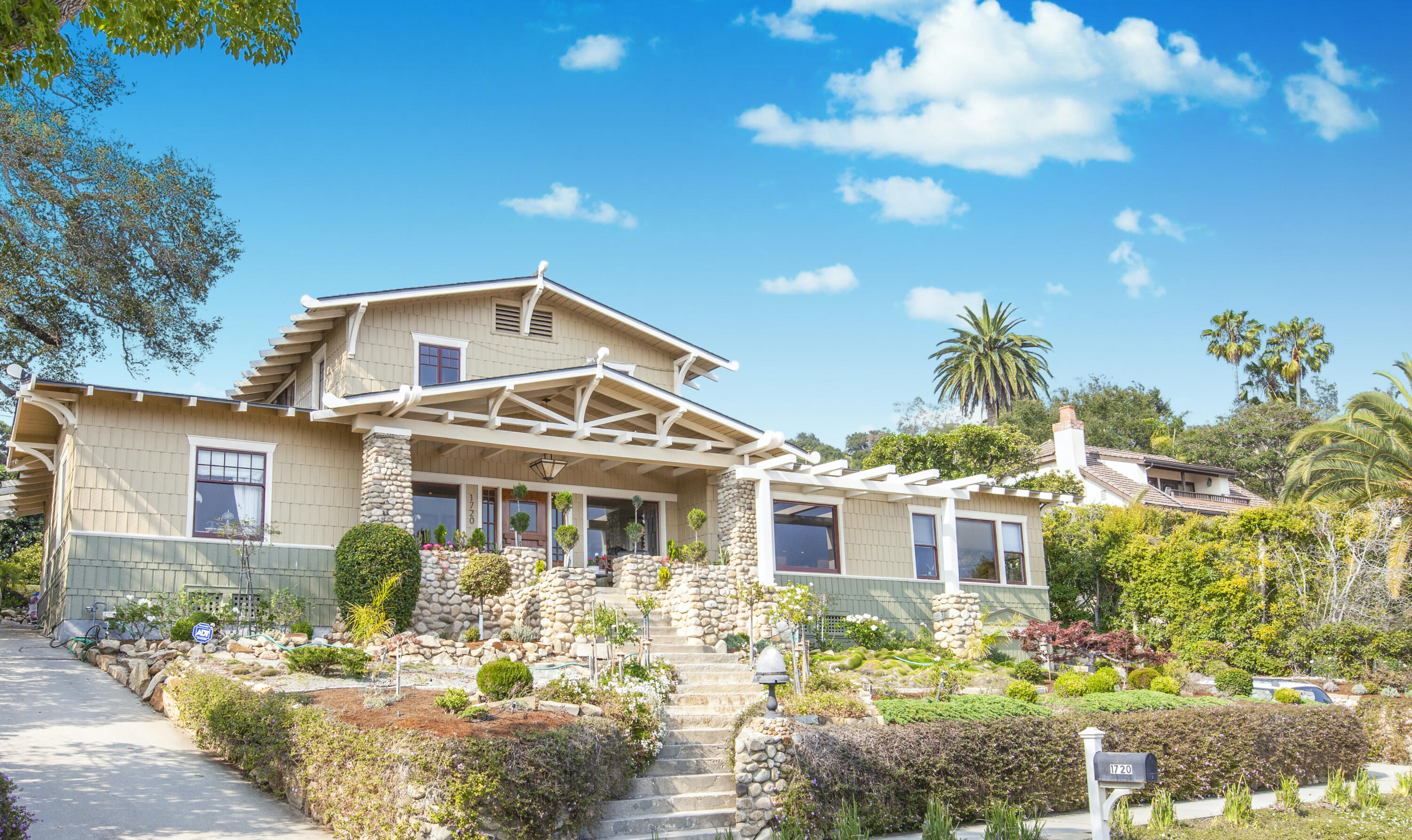 1720 Lasuen Road Santa Barbara, CA 93103 - Photo 27 of 32 a front view of a house with a yard
