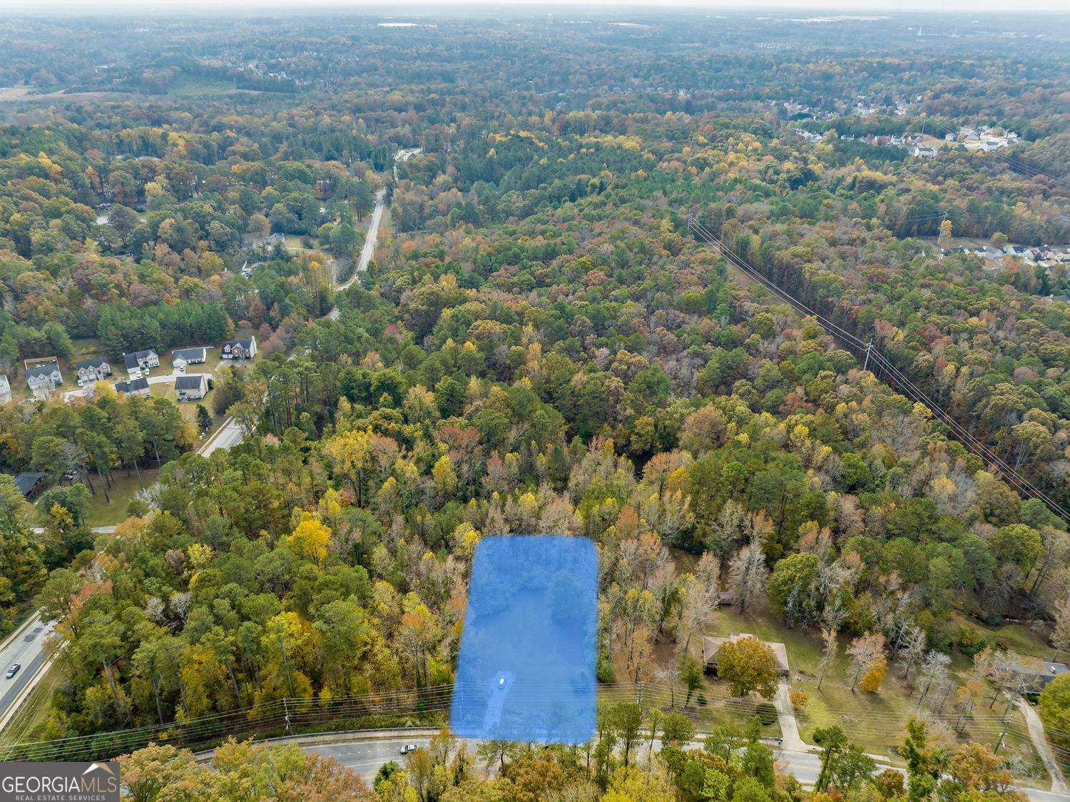 2773 River Road Ellenwood, GA 30294 - Photo 19 of 19 an aerial view of residential house with outdoor space