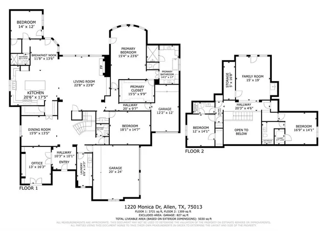 $1,490,000 | 1220 Monica Drive, Allen, TX 75013