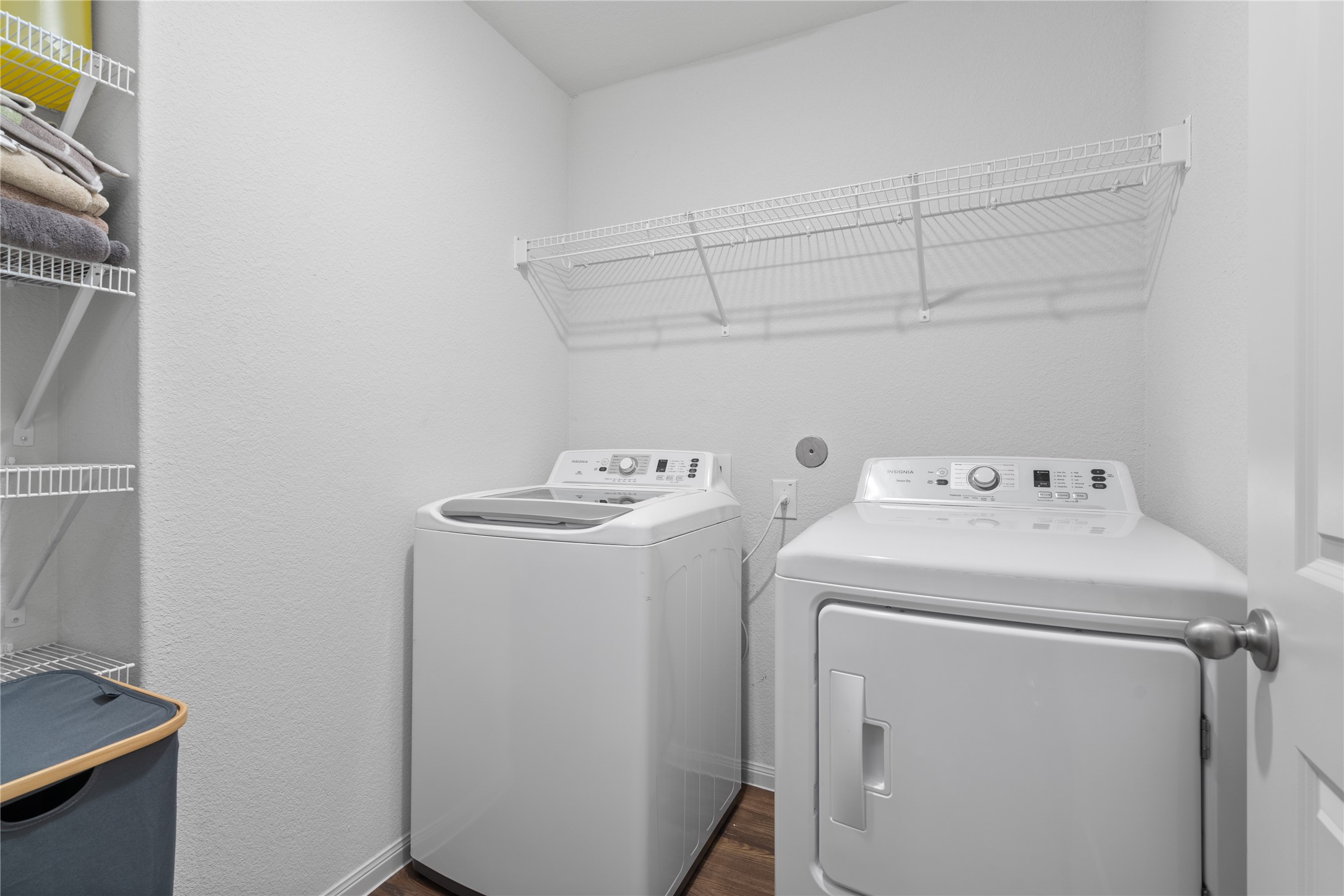 20205 Grover Cleveland Way Manor, TX 78653 - Photo 25 of 26 a utility room with dryer and washer