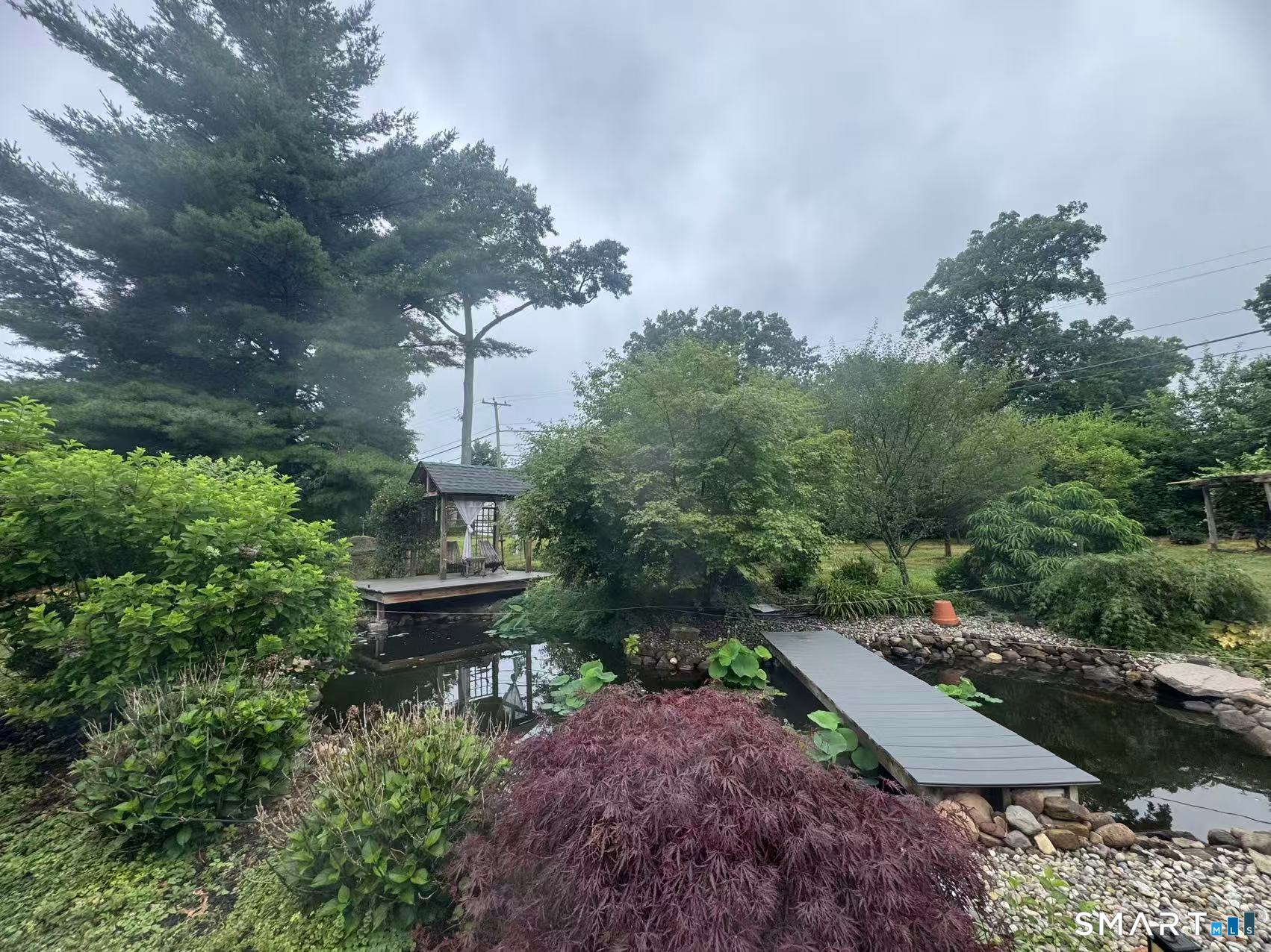1122 Fienemann Road Farmington, CT 06032 - Photo 4 of 26 a view of a garden with plants and large trees