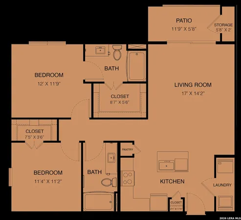 $1,709 | 12001 Heatherly, Unit 7002, Austin, TX 78747