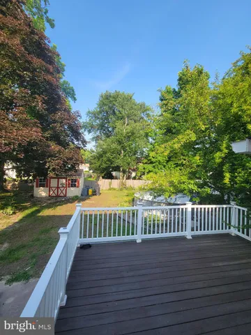 a view of a house with a deck
