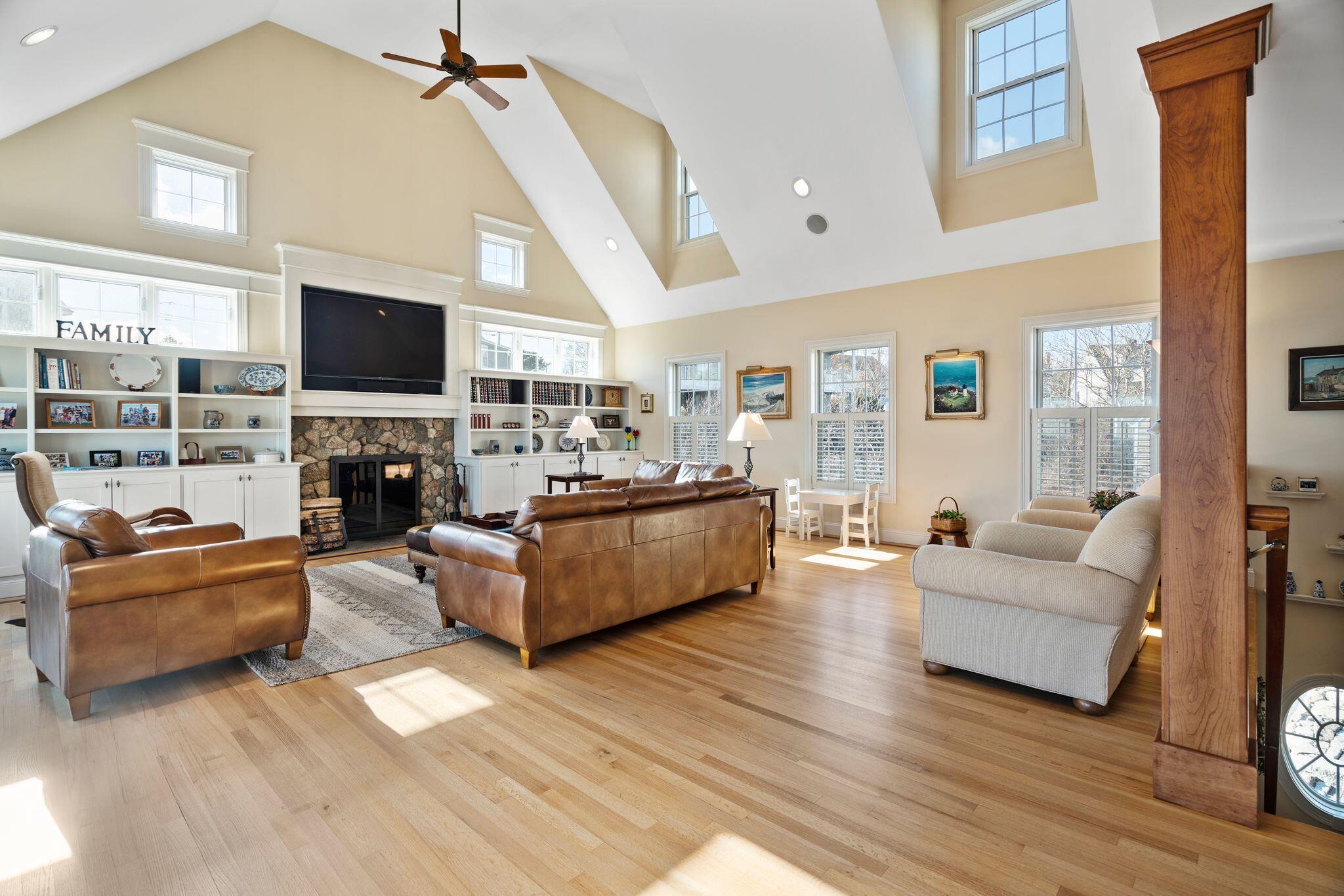 Open concept family room