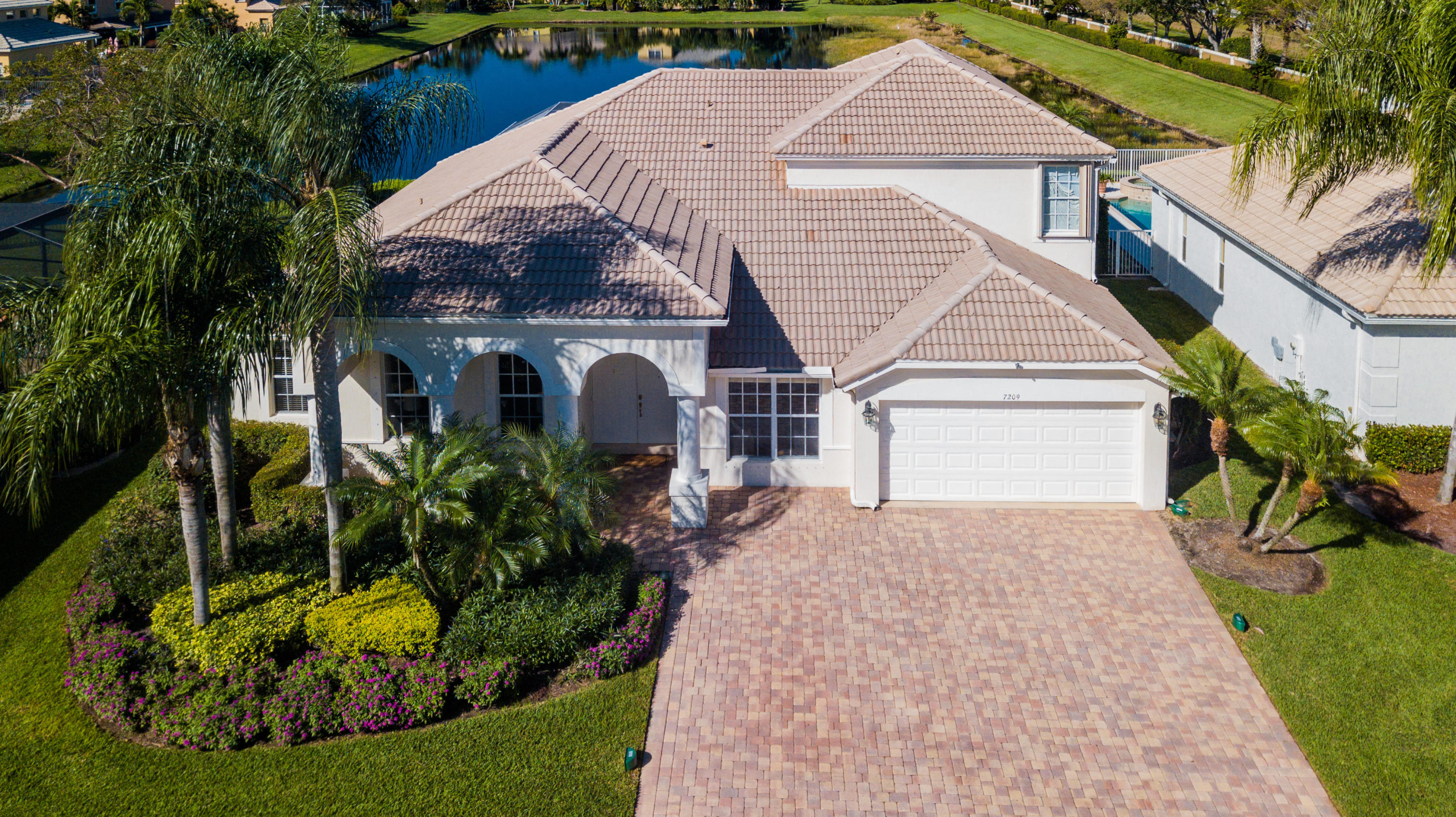 7209 Serrano Terrace Delray Beach, FL 33446 - Photo 1 of 46 Aerial Curb Appeal