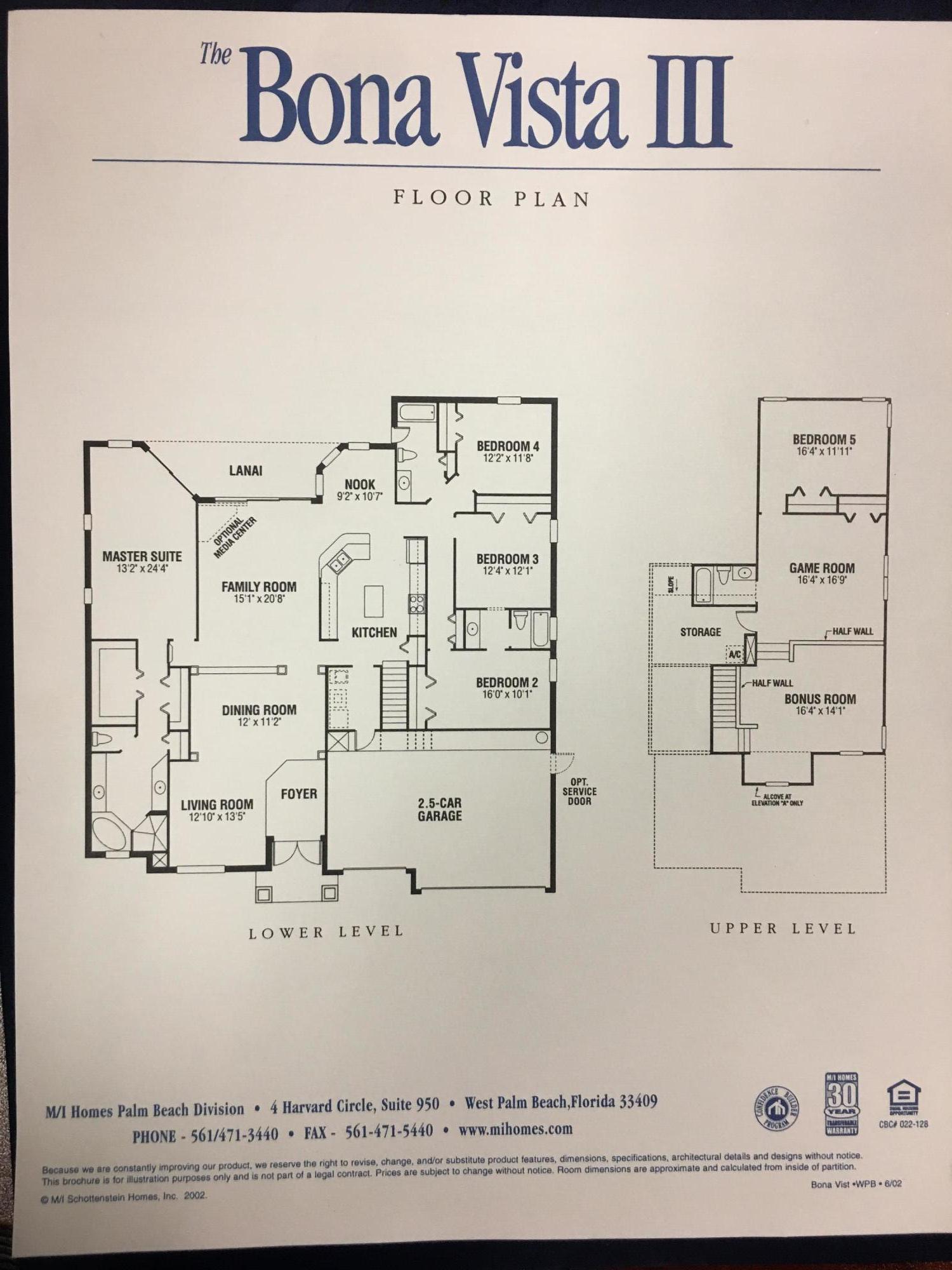 7209 Serrano Terrace Delray Beach, FL 33446 - Photo 45 of 46 Floor Plan