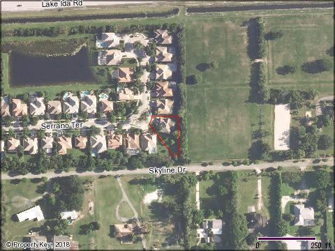 7209 Serrano Terrace Delray Beach, FL 33446 - Photo 42 of 46 aerial of homes with adjacent pasture
