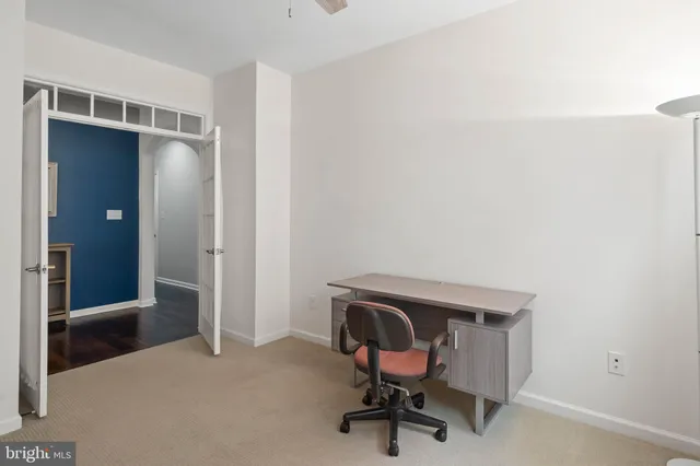 a view of workspace with furniture