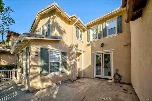 a view of a building with a outdoor space