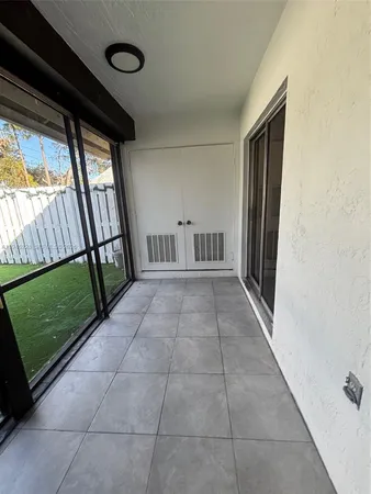 a view of front door