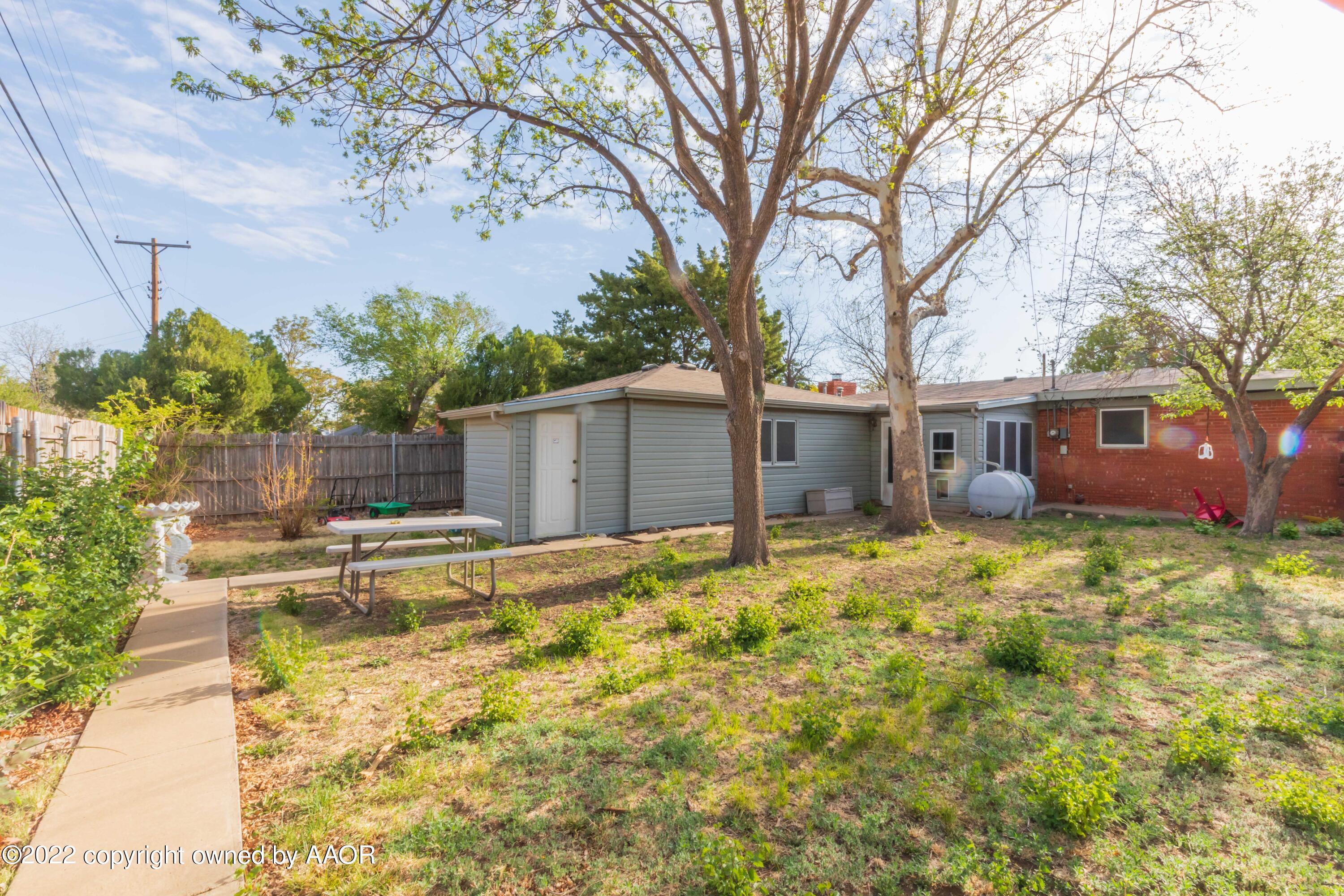 3500 Lynette Drive Amarillo, TX 79109 - Photo 39 of 40 BACKYARD VIEW 2