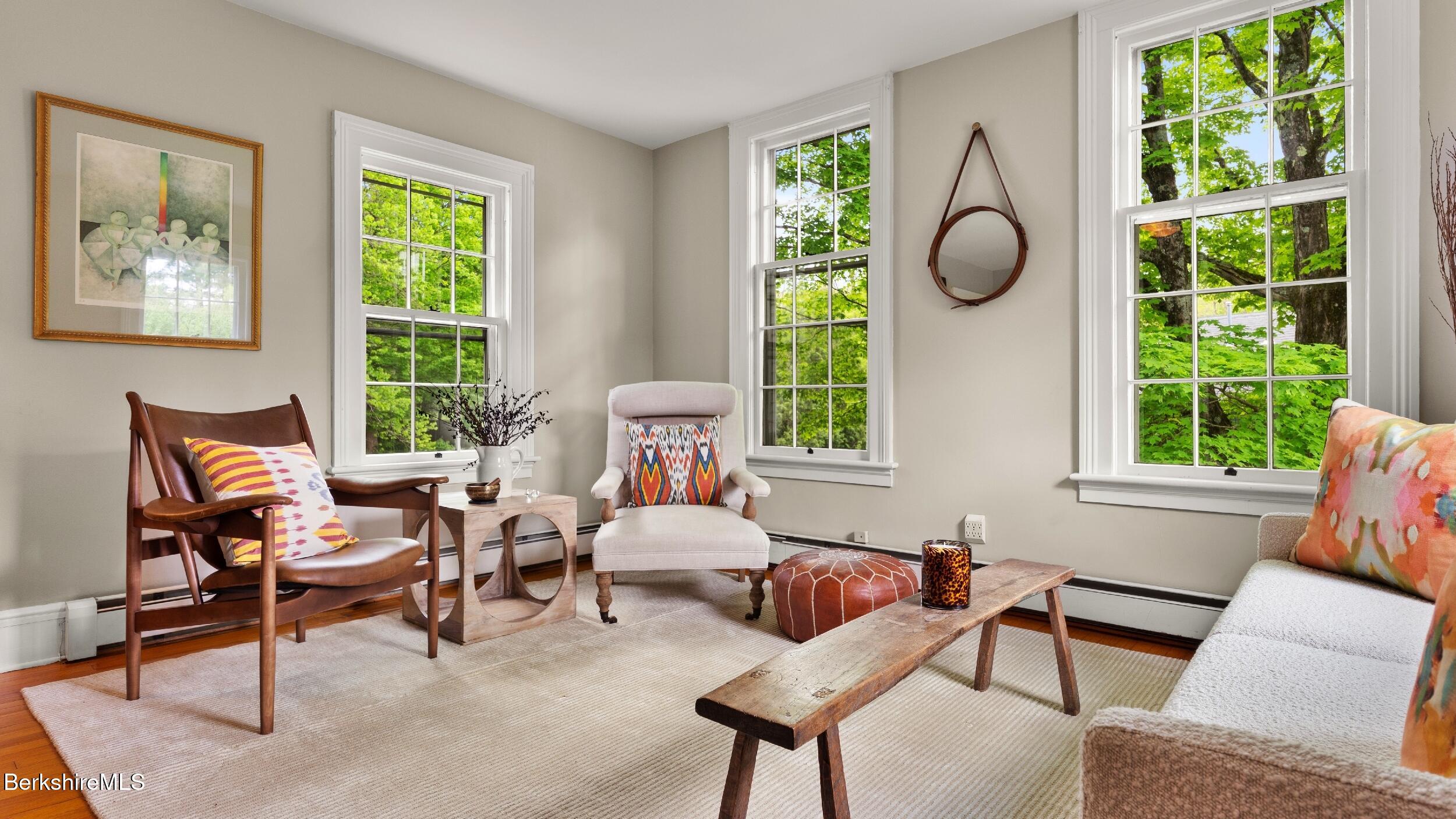 8 Yale Hill Road Stockbridge, MA 01262 - Photo 18 of 51 a living room with furniture and a window