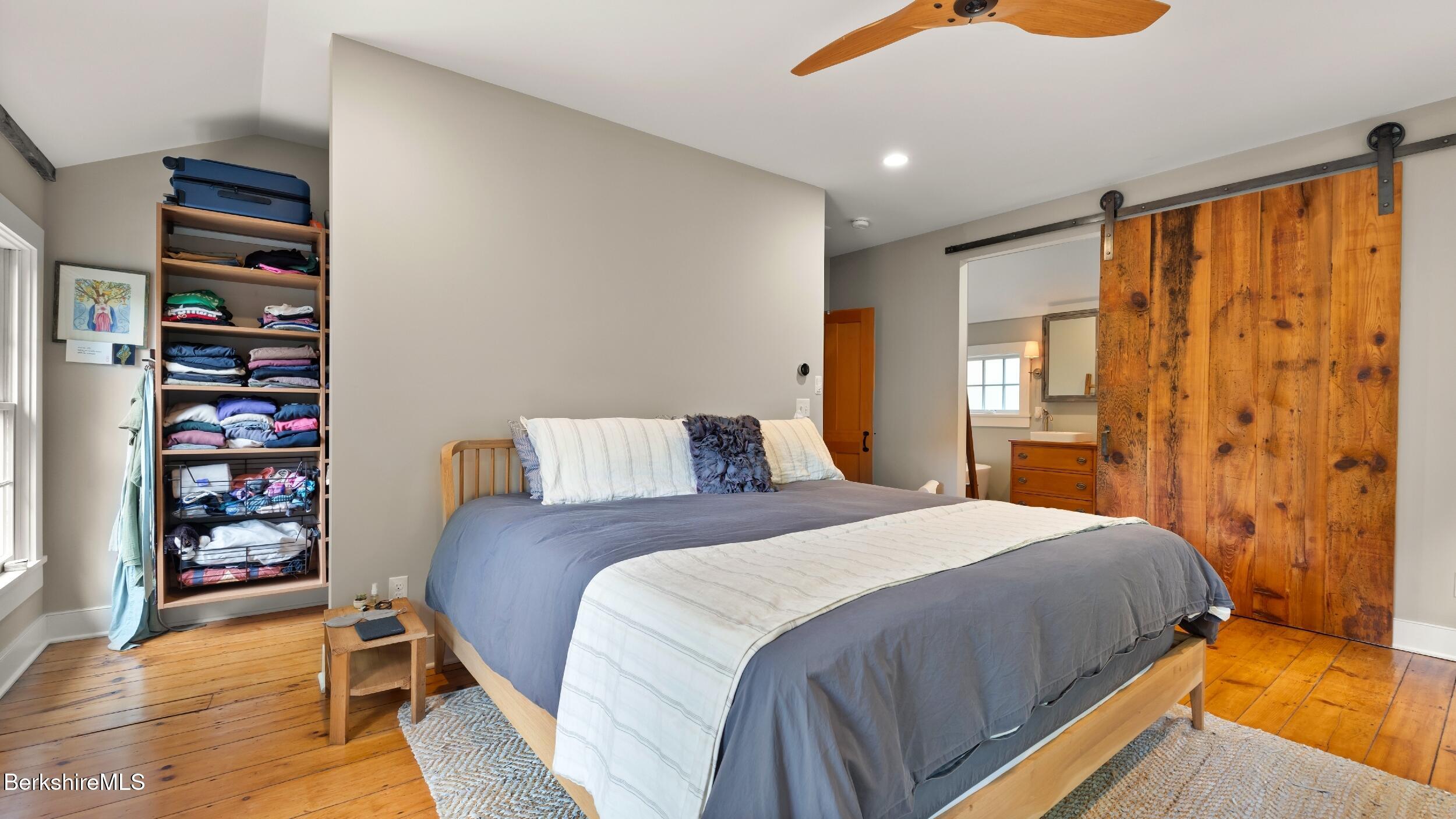 8 Yale Hill Road Stockbridge, MA 01262 - Photo 27 of 51 a bedroom with a bed and a window