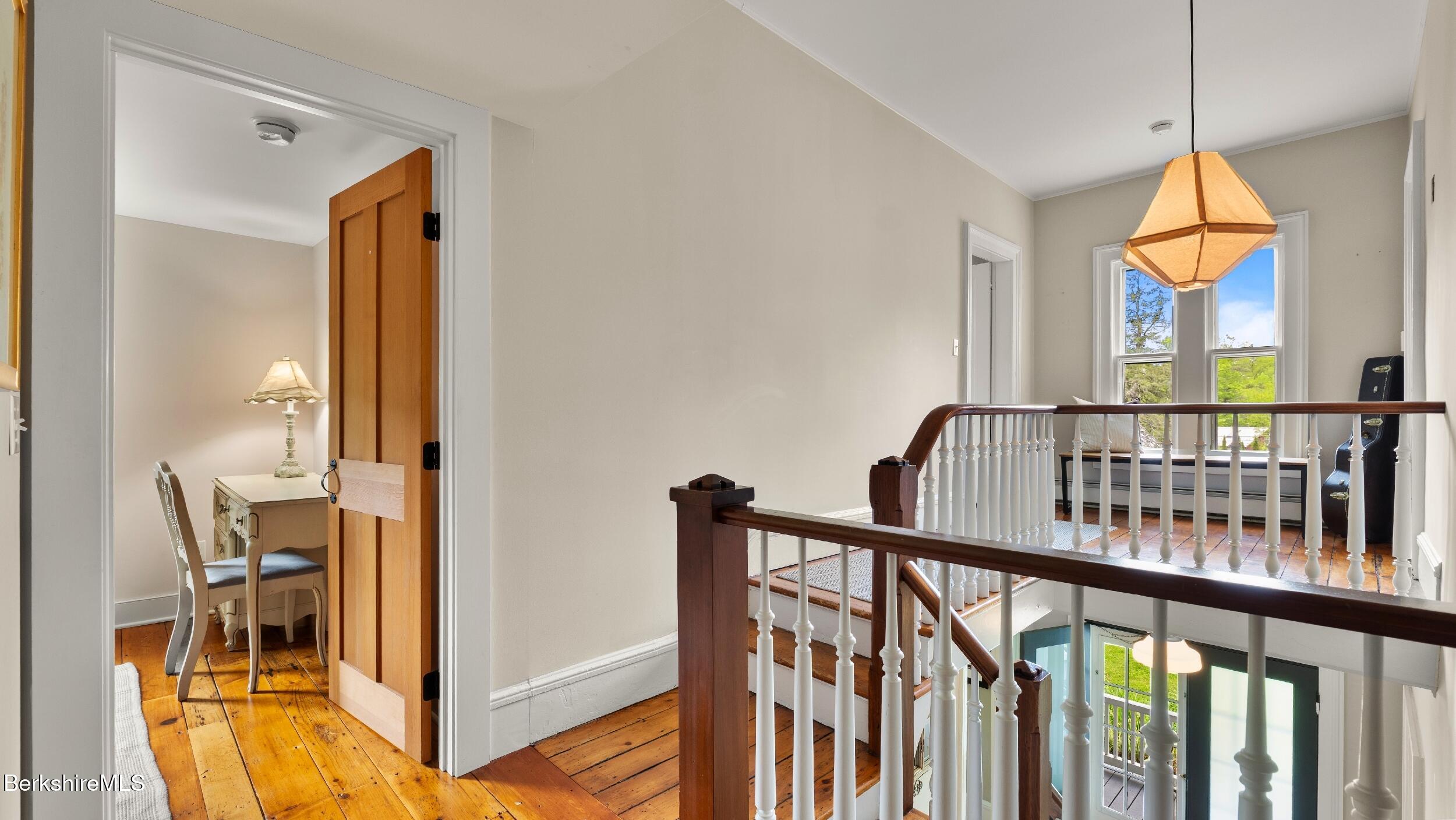 8 Yale Hill Road Stockbridge, MA 01262 - Photo 37 of 51 a view of a hallway with wooden furniture