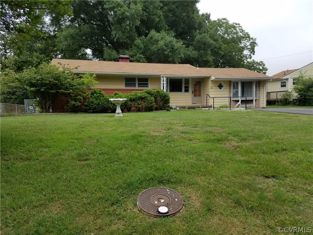 531 Cedar Level Road Hopewell, VA 23860 - Photo 1 of 7 a view of a house with a backyard