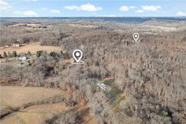 a view of an ocean and beach