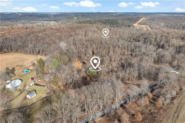 a view of roof with wooden floor