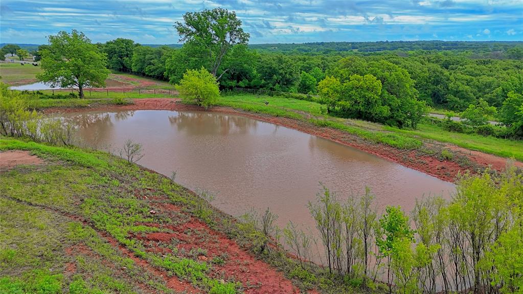 2930 North Greenbrier Road Nocona, TX 76255 - Photo 31 of 40 a view of a garden with a lake view