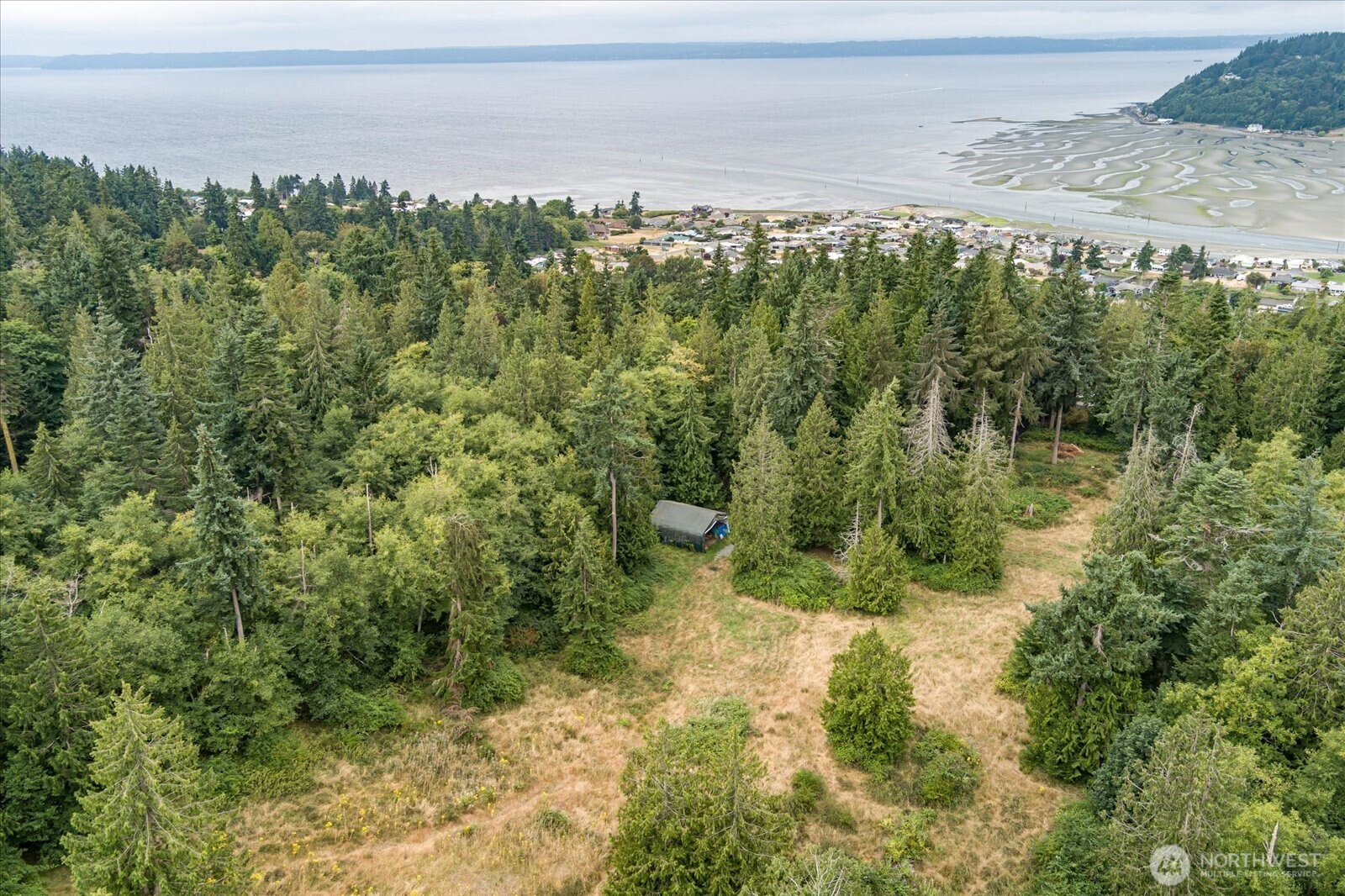 8175 Mossy Rock Road Clinton, WA 98236 - Photo 20 of 27 a view of a yard with an outdoor space