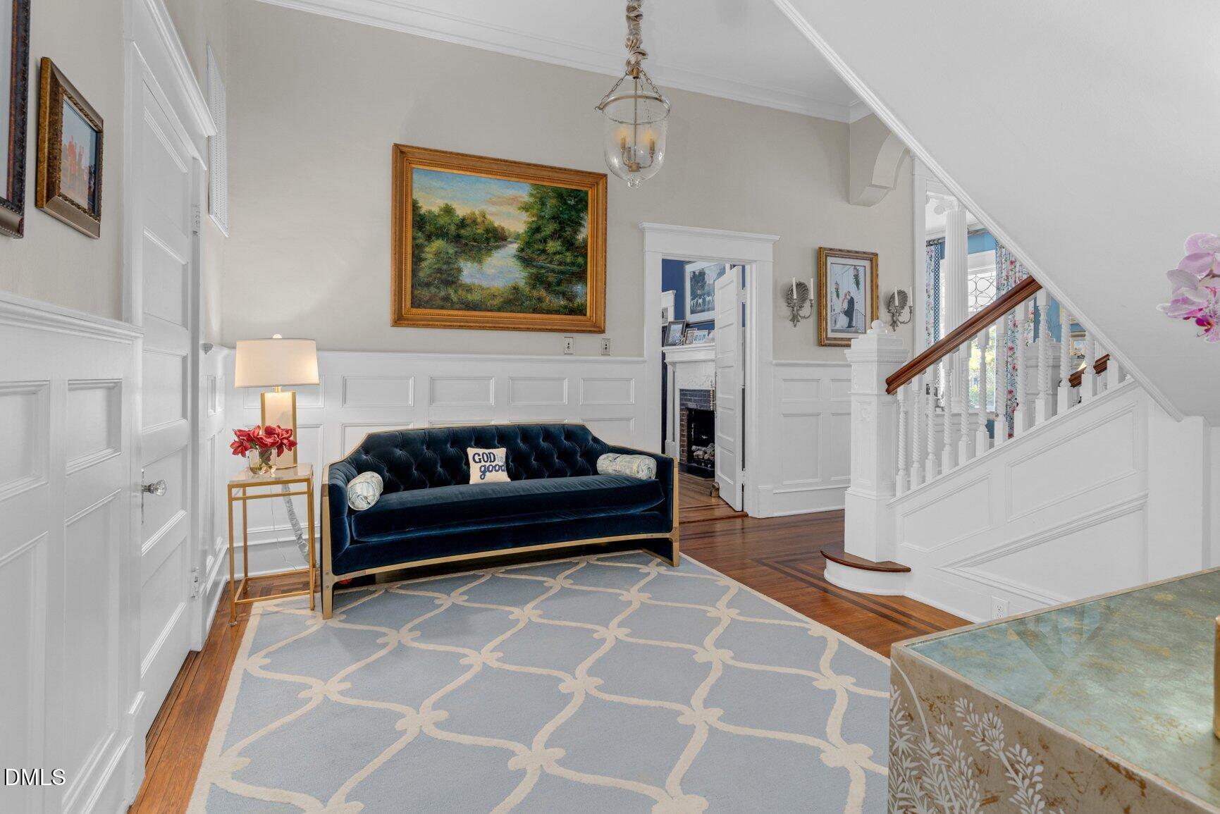 1109 North Main Street Tarboro, NC 27886 - Photo 17 of 90 a living room with furniture and a rug