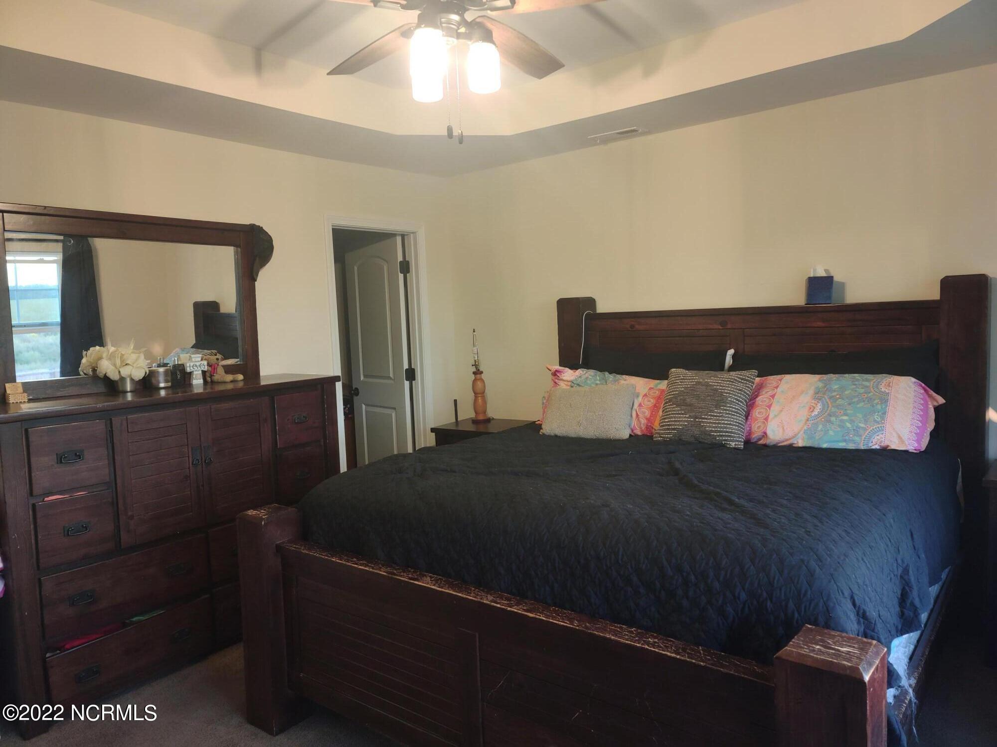 802 Five Mile Road Richlands, NC 28574 - Photo 53 of 95 Master edroom with trey ceiling