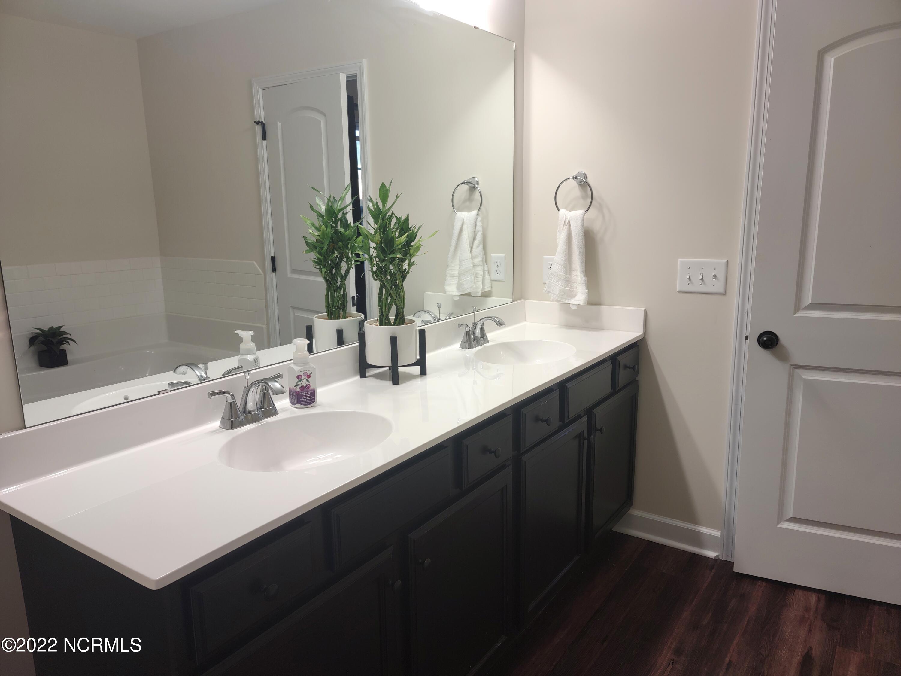 802 Five Mile Road Richlands, NC 28574 - Photo 54 of 95 Master bathroom with dual sinks