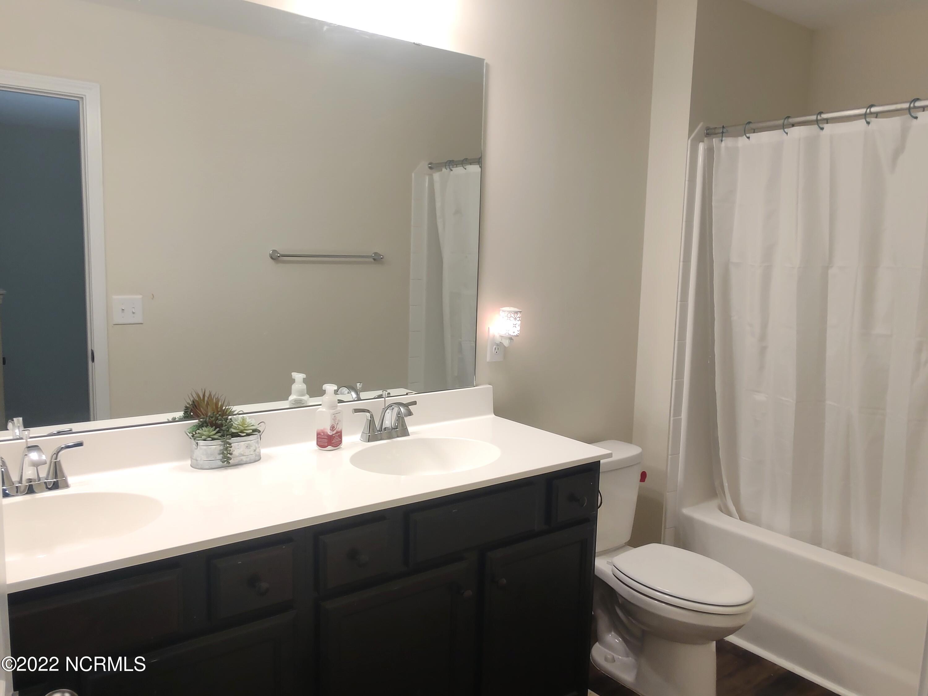 802 Five Mile Road Richlands, NC 28574 - Photo 75 of 95 Bathroom 2 with dual sinks