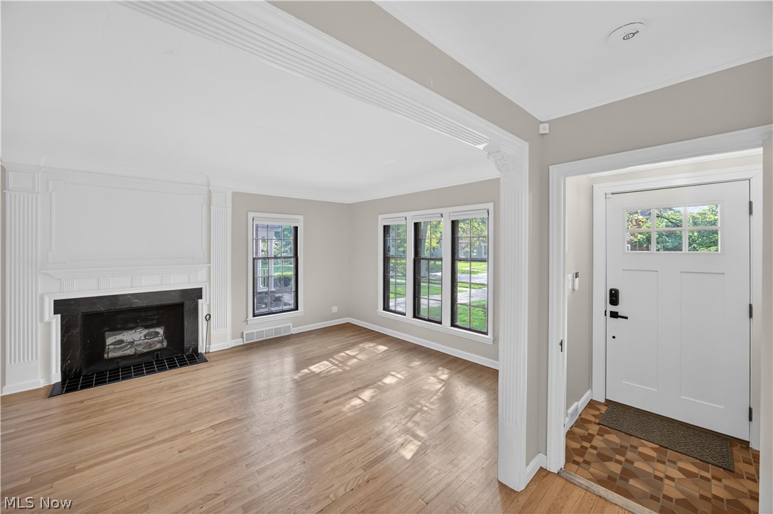 2561 Charney Road Cleveland, OH 44118 - Photo 4 of 47 A view from the Foyer looking towards the Living Room at left
