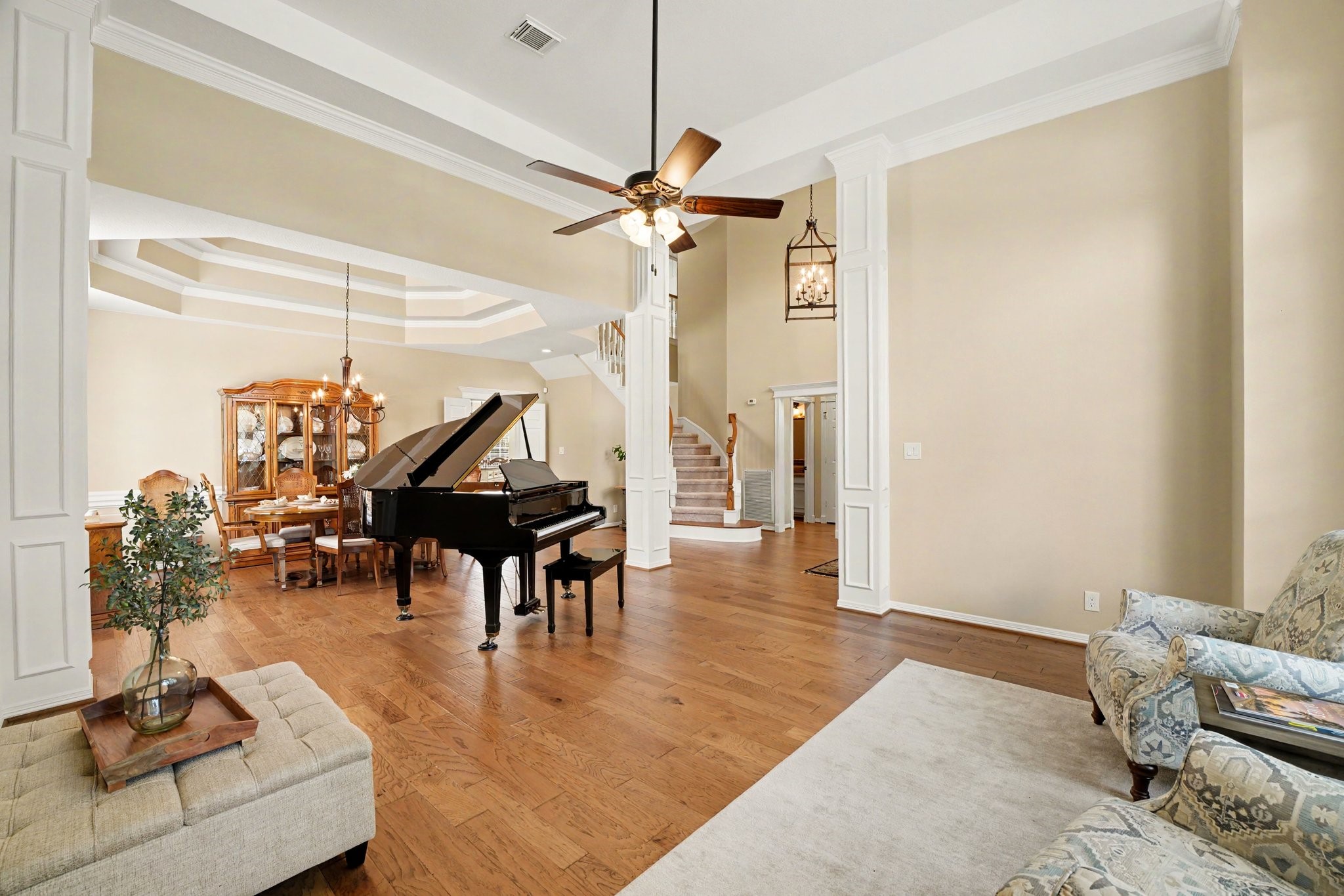 3411 Fir Forest Drive Spring, TX 77388 - Photo 6 of 39 Living area looking towards the formal dining area.
