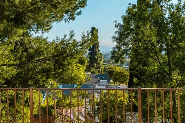 a view of a swimming pool with a sitting area