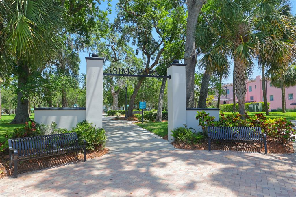 4101 Passport Lane, Unit 203 New Port Richey, FL 34653 - Photo 73 of 83 a view of a backyard with garden