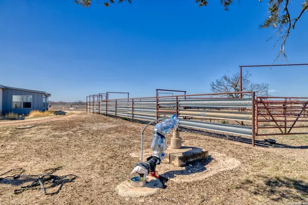 a view of a dry yard