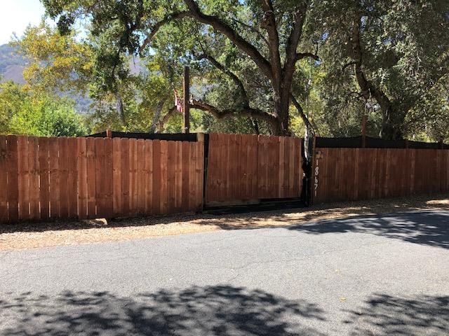 18671 Cachagua Road Carmel Valley, CA 93924 - Photo 1 of 6 a view of wooden fence
