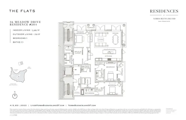 $3,595,000 | 36 Meadow Drive, Unit 204, San Francisco, CA 94130