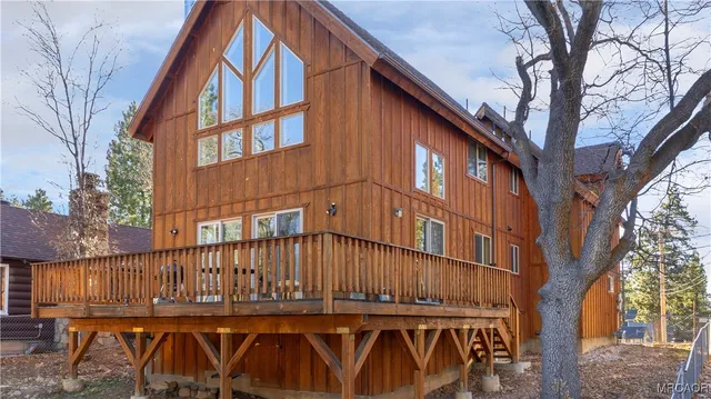a view of a large building with a roof deck
