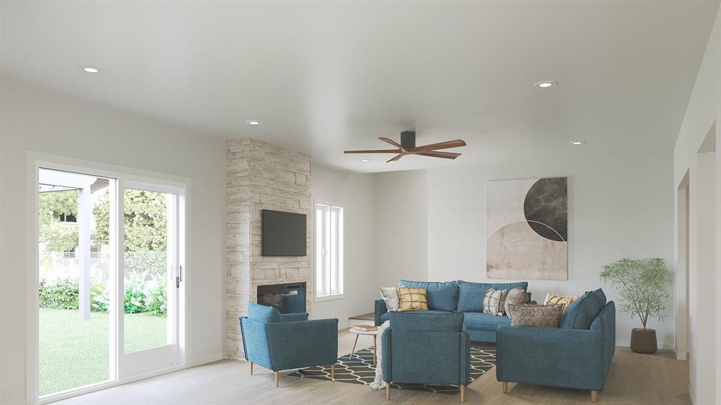 493 Lessie Circle Kennedale, TX 76060 - Photo 4 of 18 a living room with furniture and a large window
