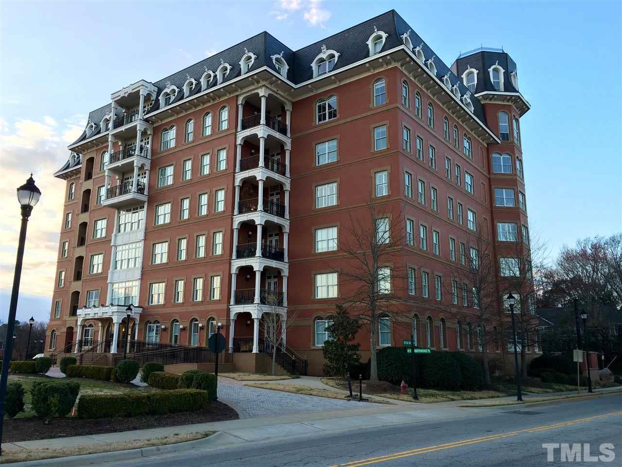 a front view of a building