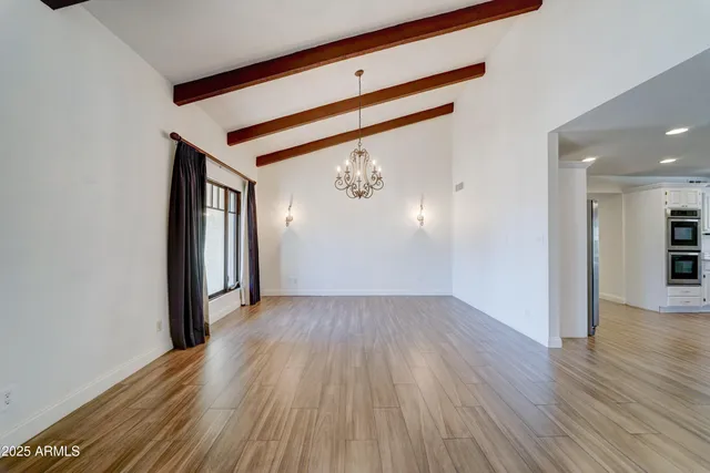 wooden floor in an empty room